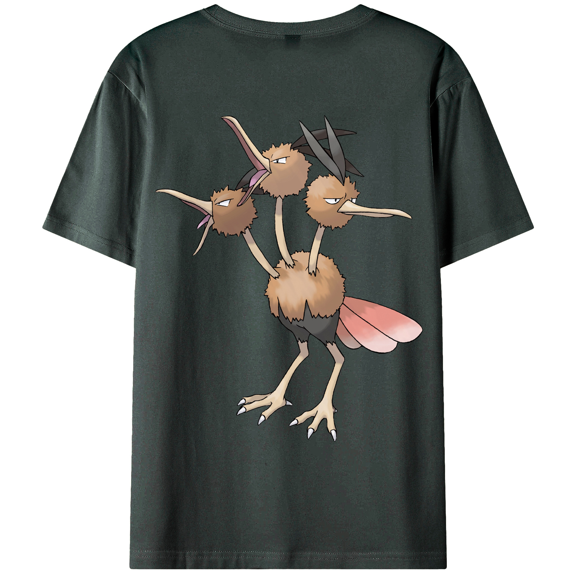 （画像用） ポケットモンスター Pokémon 綿100％ メンズ半袖Tシャツ（バックプリント） 通気性